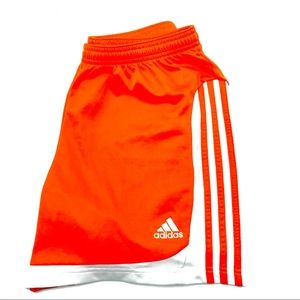 Adidas Orange Gym Shorts, Size M, EUC